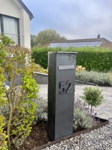 boite aux lettres en corten