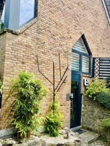arbre support vegetal en facade
