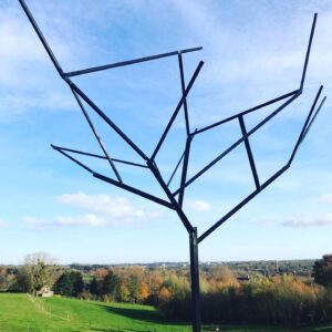 Arbre en Acier LED intégrés