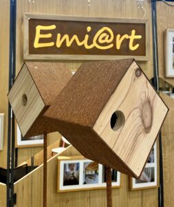 Nichoirs en Corten et Bois