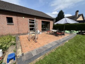 début des travaux démontage de la veranda