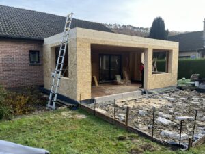 Contreventement en plaques d'OSB