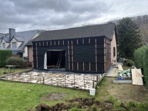 Lattage et contre lattage