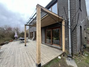 Terrasse couverte terminée